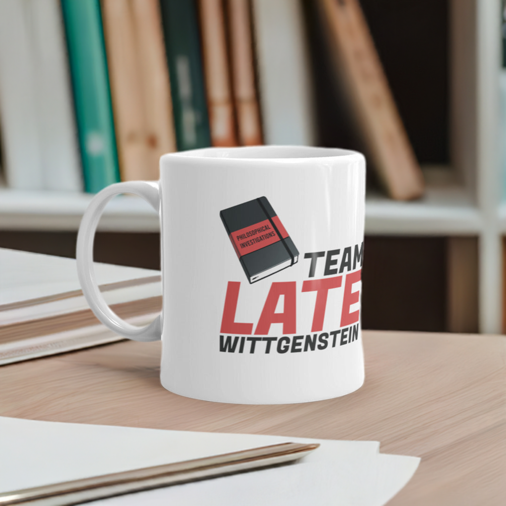 Team Late Wittgenstein: Philosophy Mug