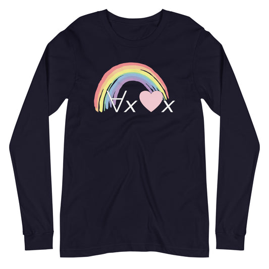 Love Everyone: Unisex Long Sleeve Logic Shirt