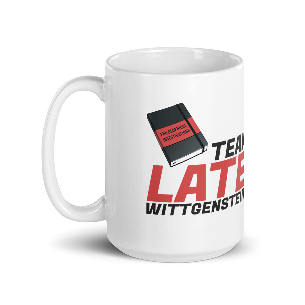 Team Late Wittgenstein: Philosophy Mug