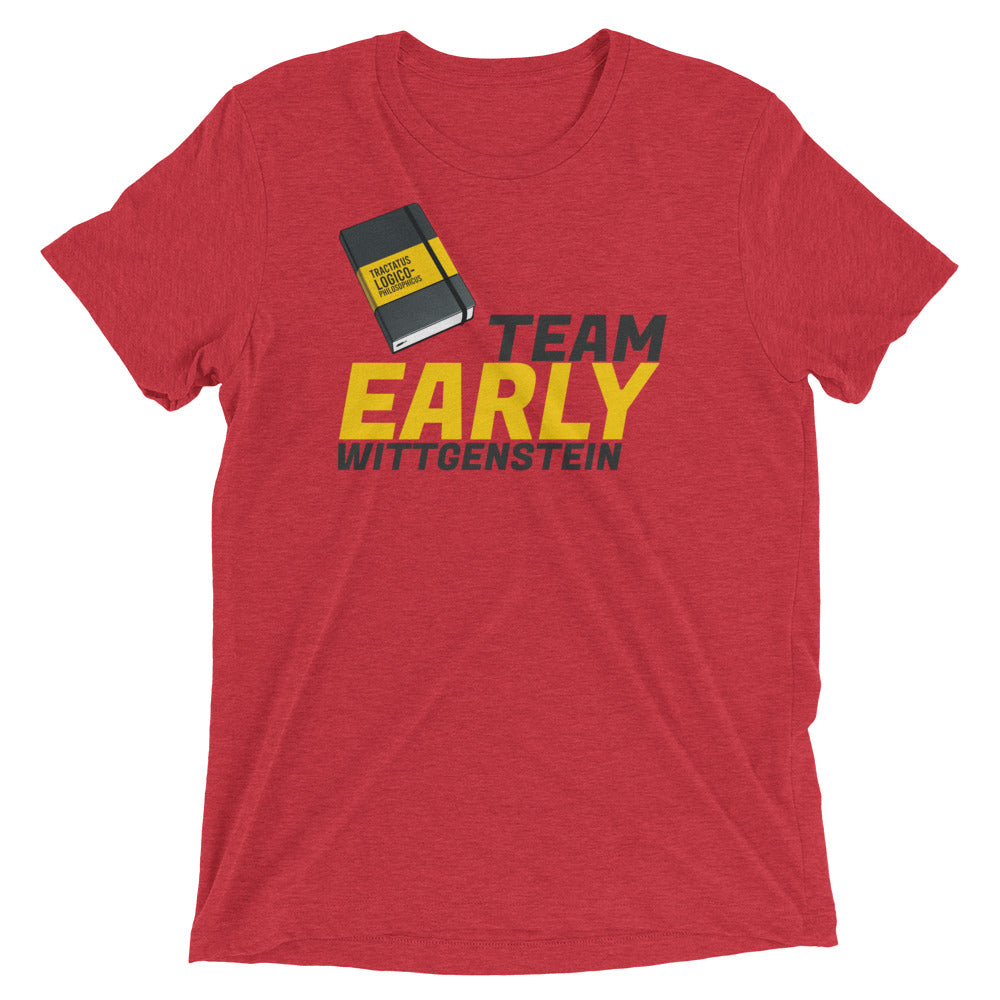 Team Early Wittgenstein: Premium Philosophy T-shirt