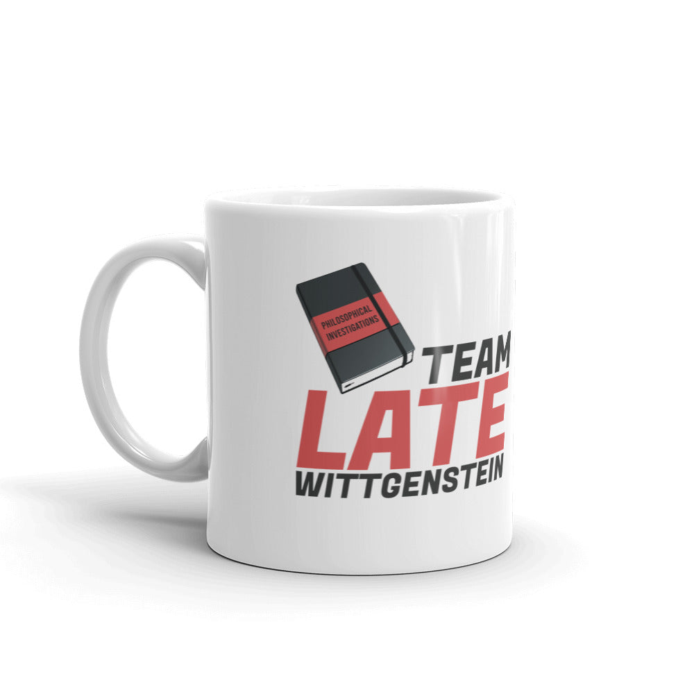 Team Late Wittgenstein: Philosophy Mug