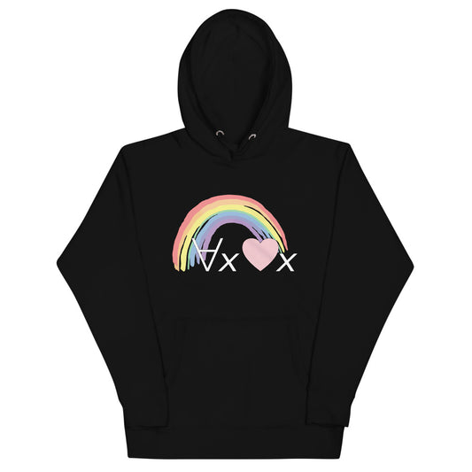 Love Everyone: Rainbow Logic Hoodie