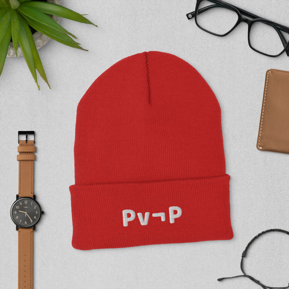 Law of Excluded Middle: Logic Winter Beanie