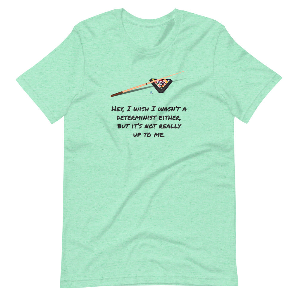 I Wish I Wasn't a Determinist: Philosophy T-Shirt