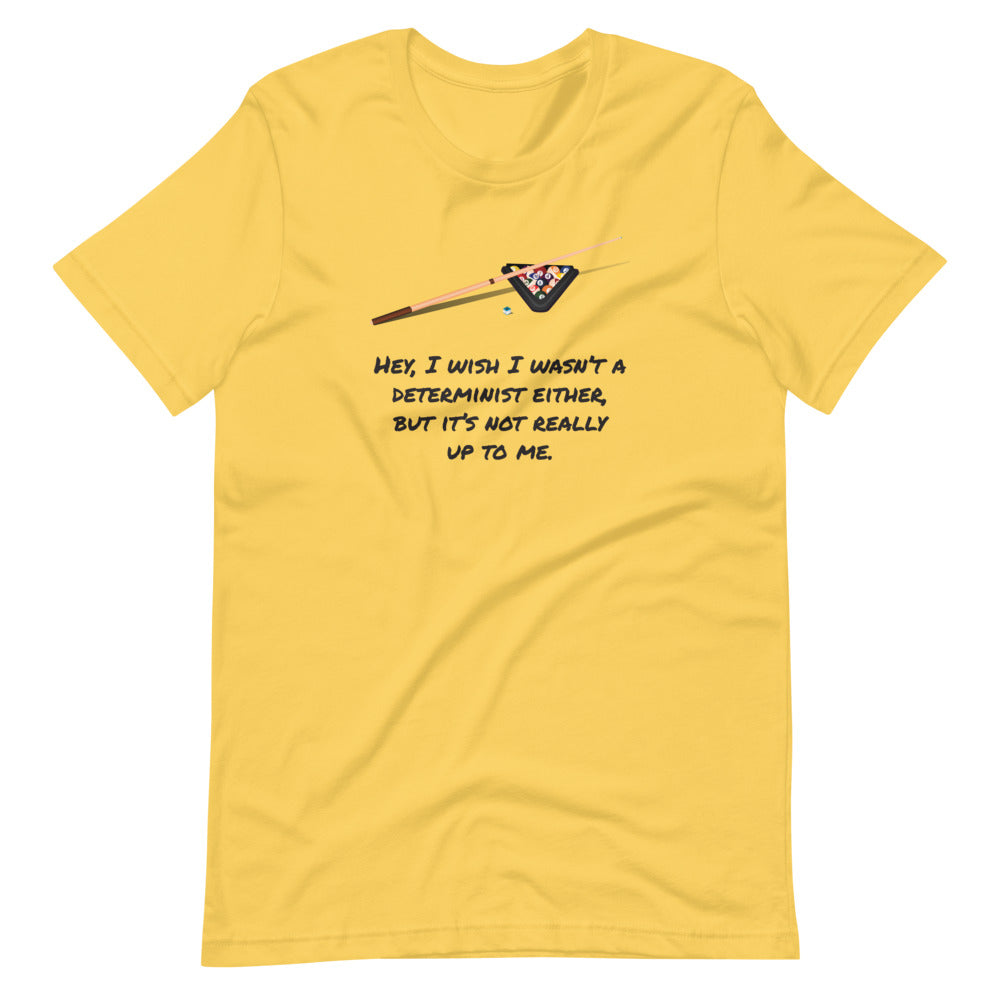 I Wish I Wasn't a Determinist: Philosophy T-Shirt