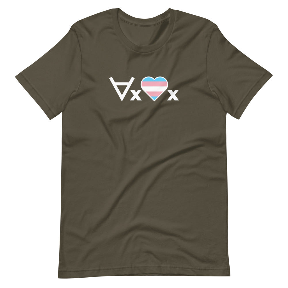 Love Everyone: Trans Pride Heart T-Shirt