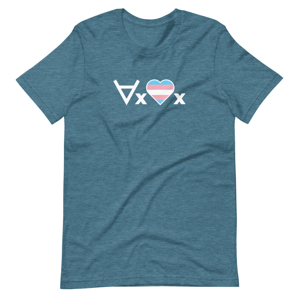 Love Everyone: Trans Pride Heart T-Shirt