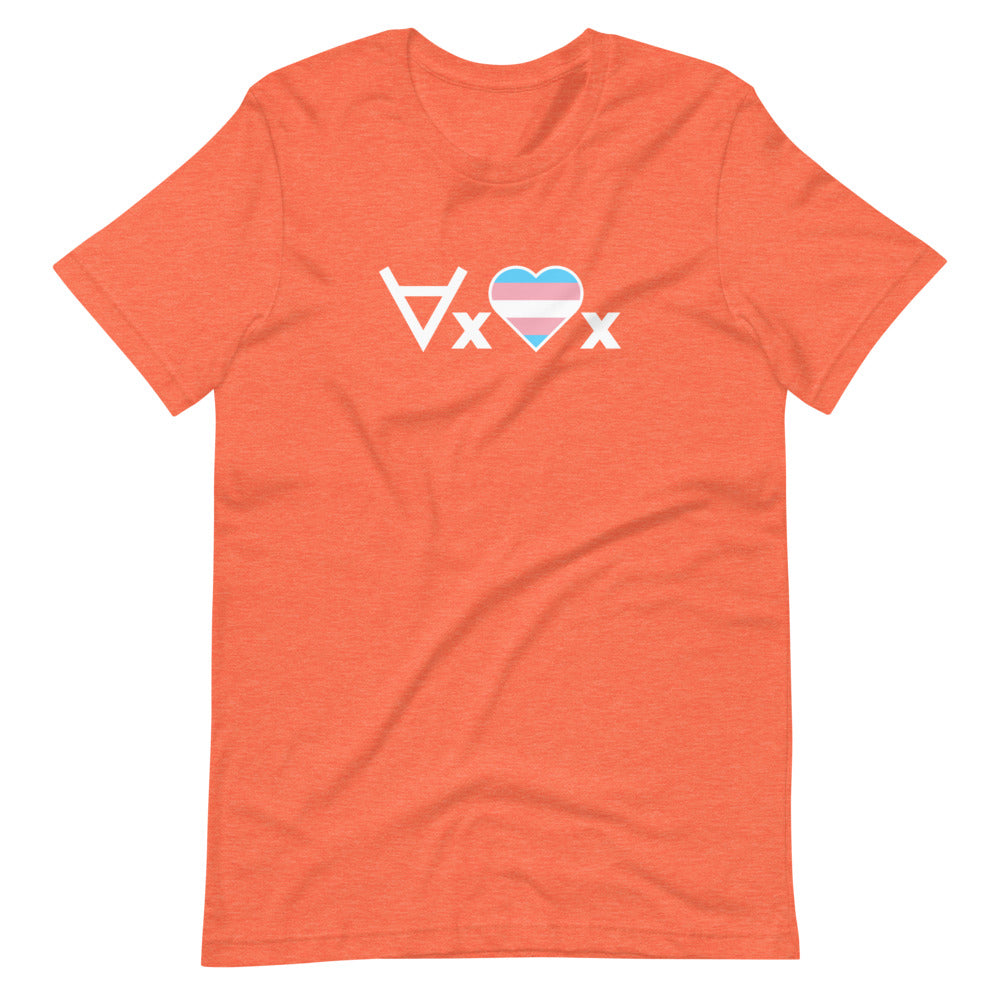 Love Everyone: Trans Pride Heart T-Shirt