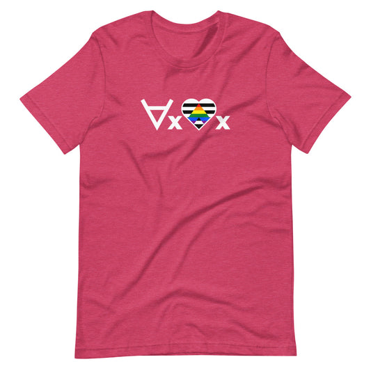 Love Everyone: Ally Pride Heart T-Shirt