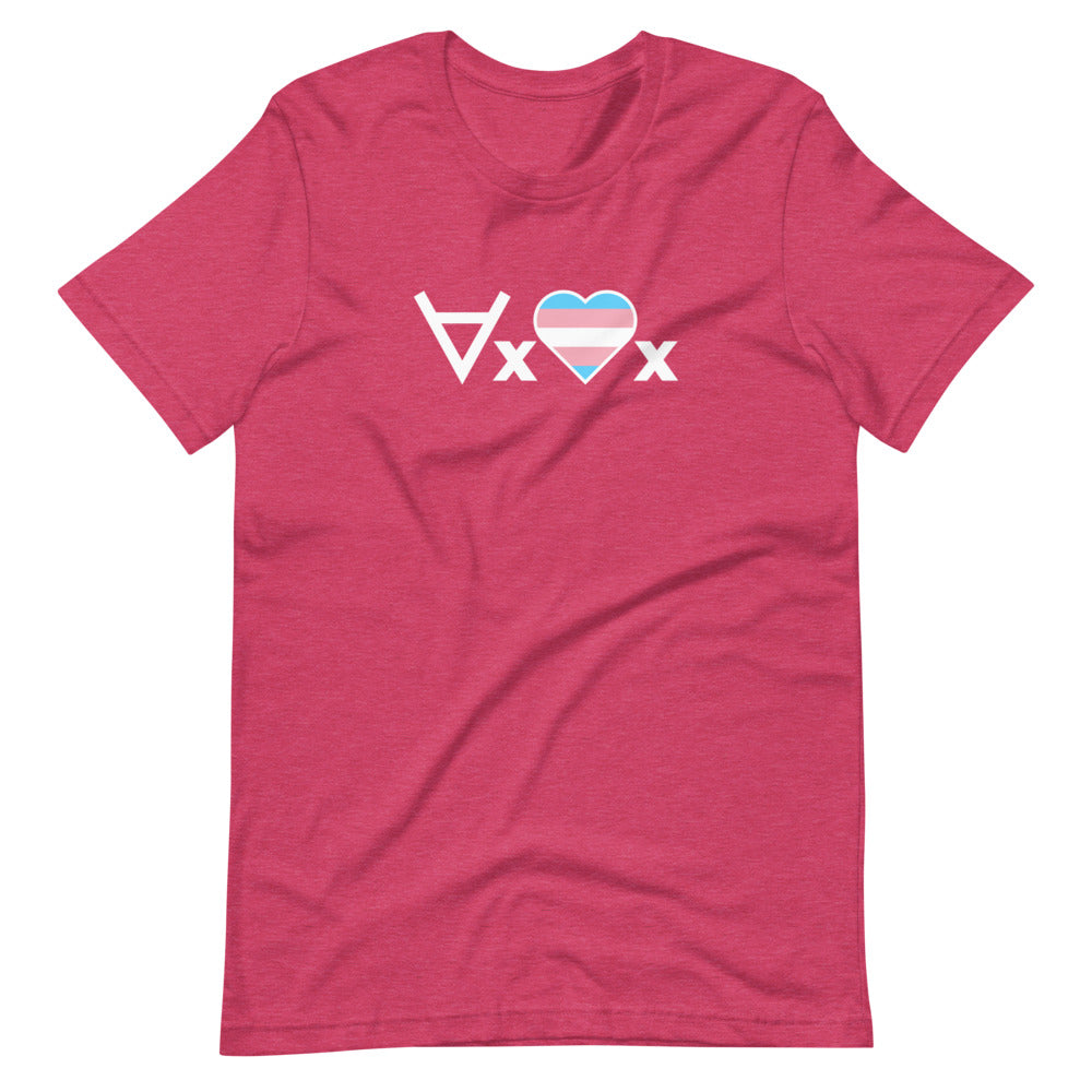 Love Everyone: Trans Pride Heart T-Shirt