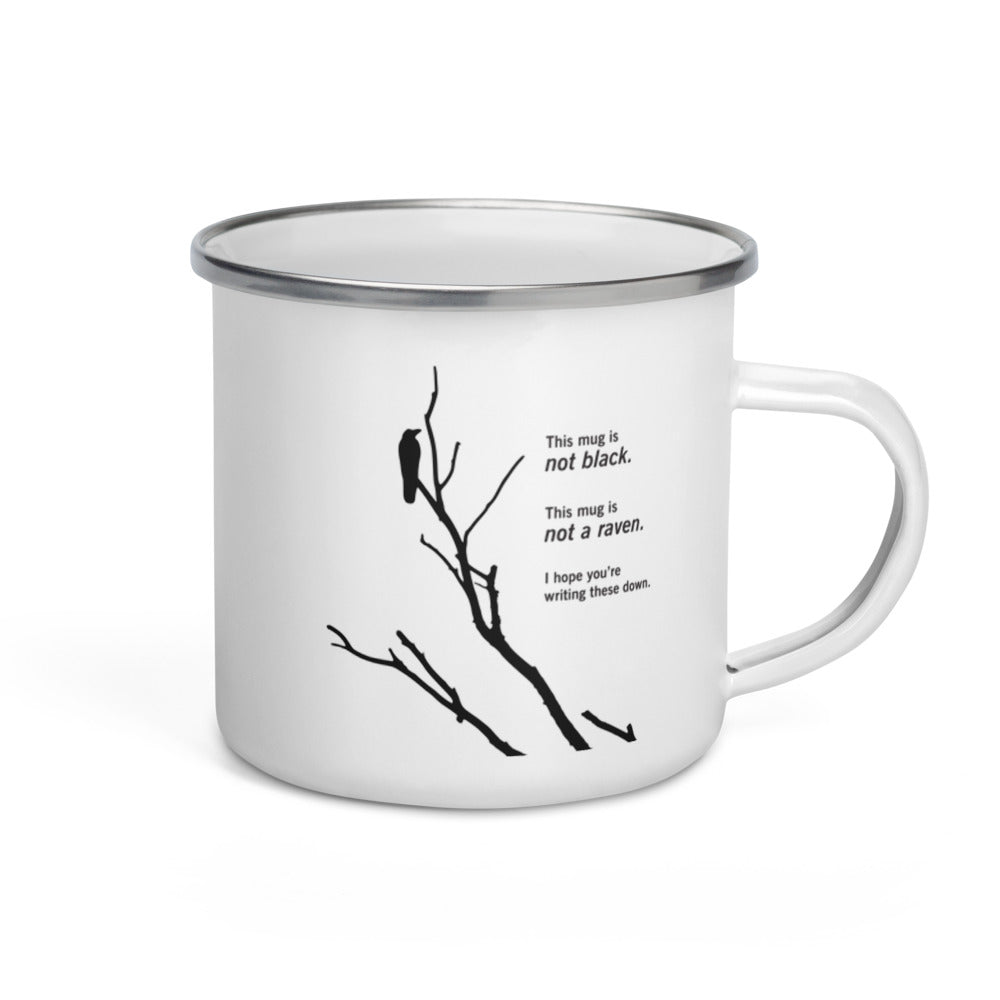 Paradox of the Ravens: Philosopher's Camping Mug