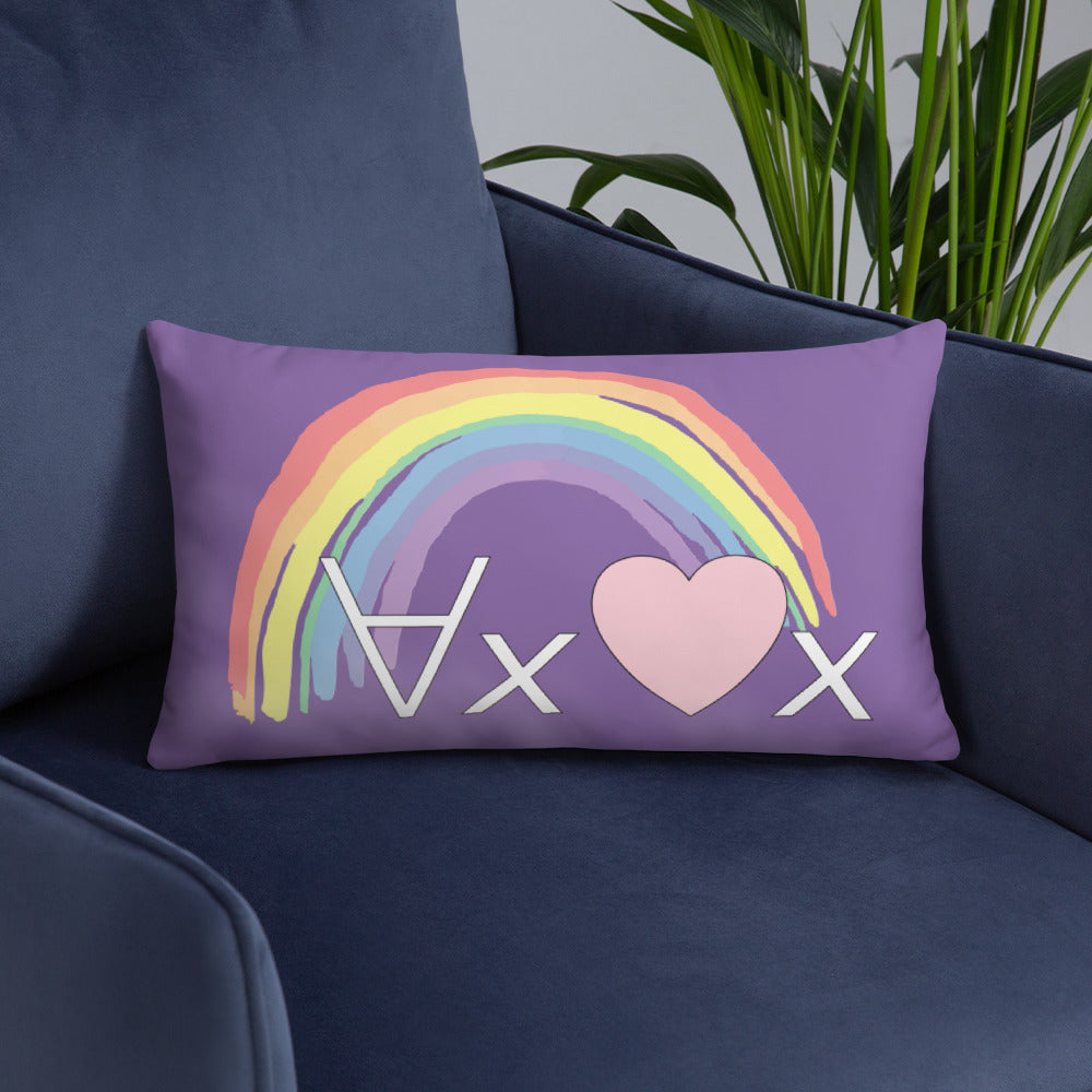 Love Everyone: Throw Pillow