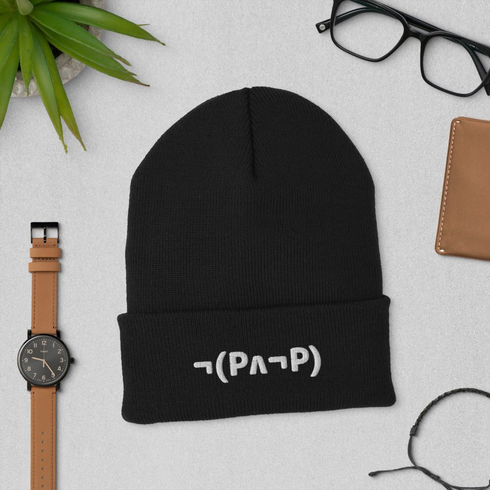 Law of Non-Contradiction: Symbolic Logic Winter Beanie