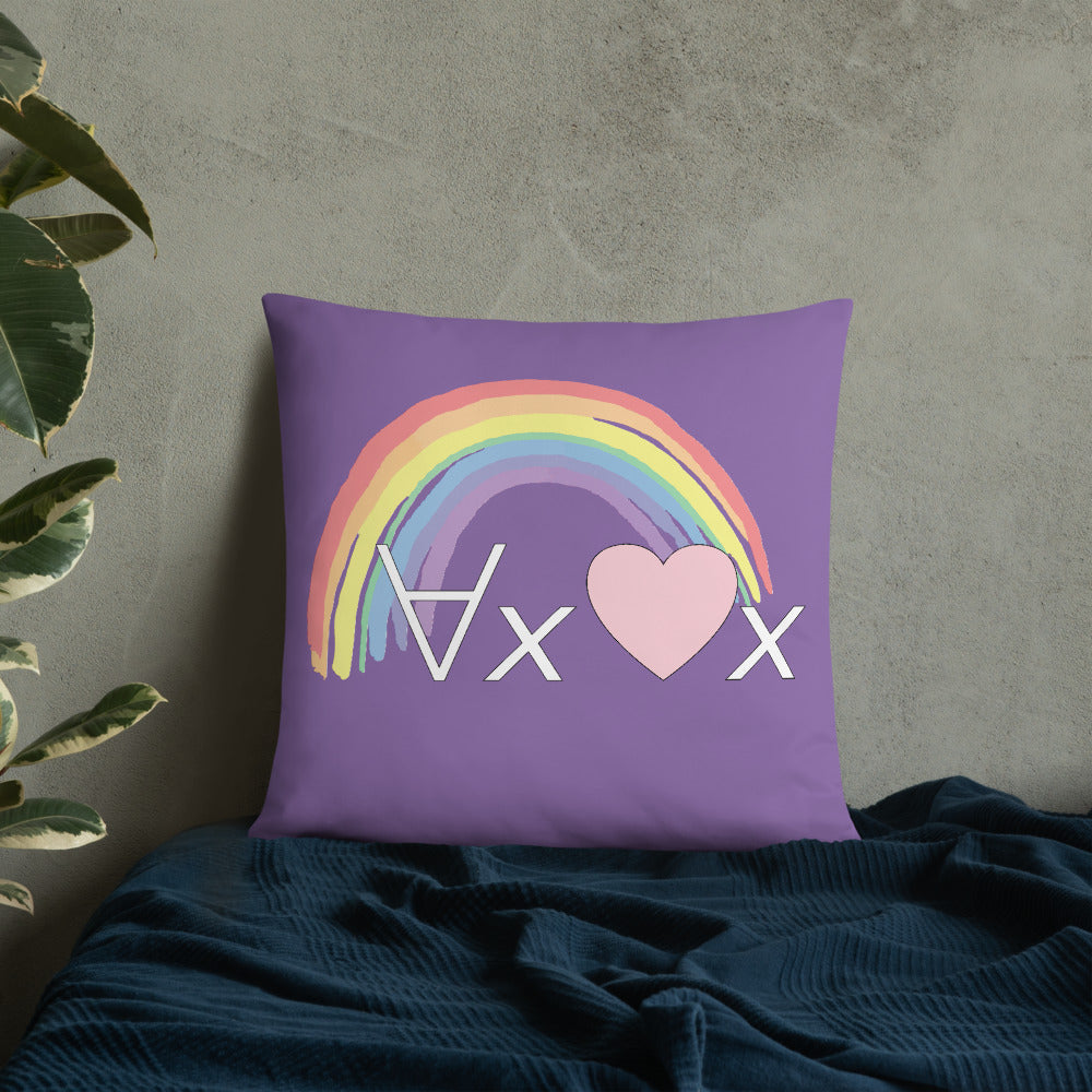 Love Everyone: Throw Pillow