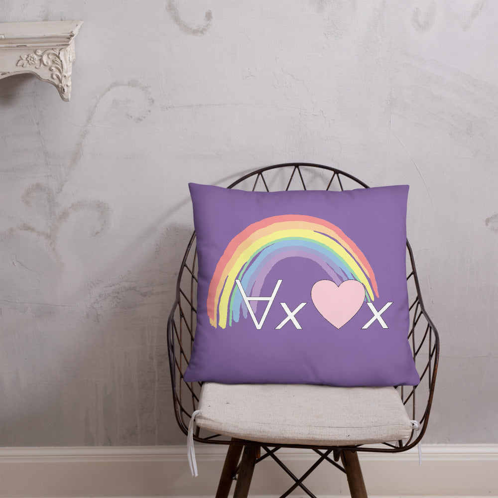 Love Everyone: Throw Pillow