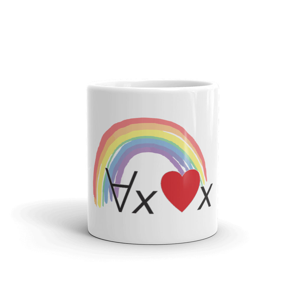 Love Everyone: Rainbow Logic Mug
