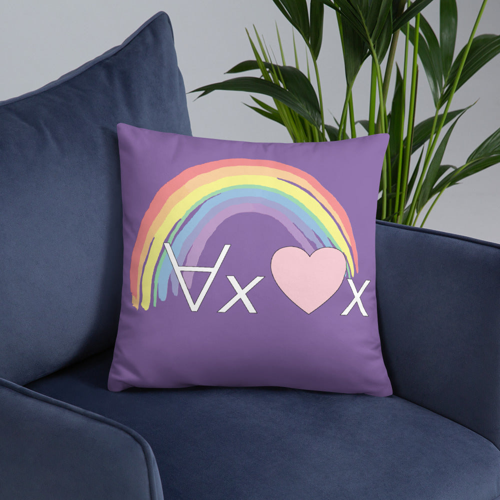 Love Everyone: Throw Pillow