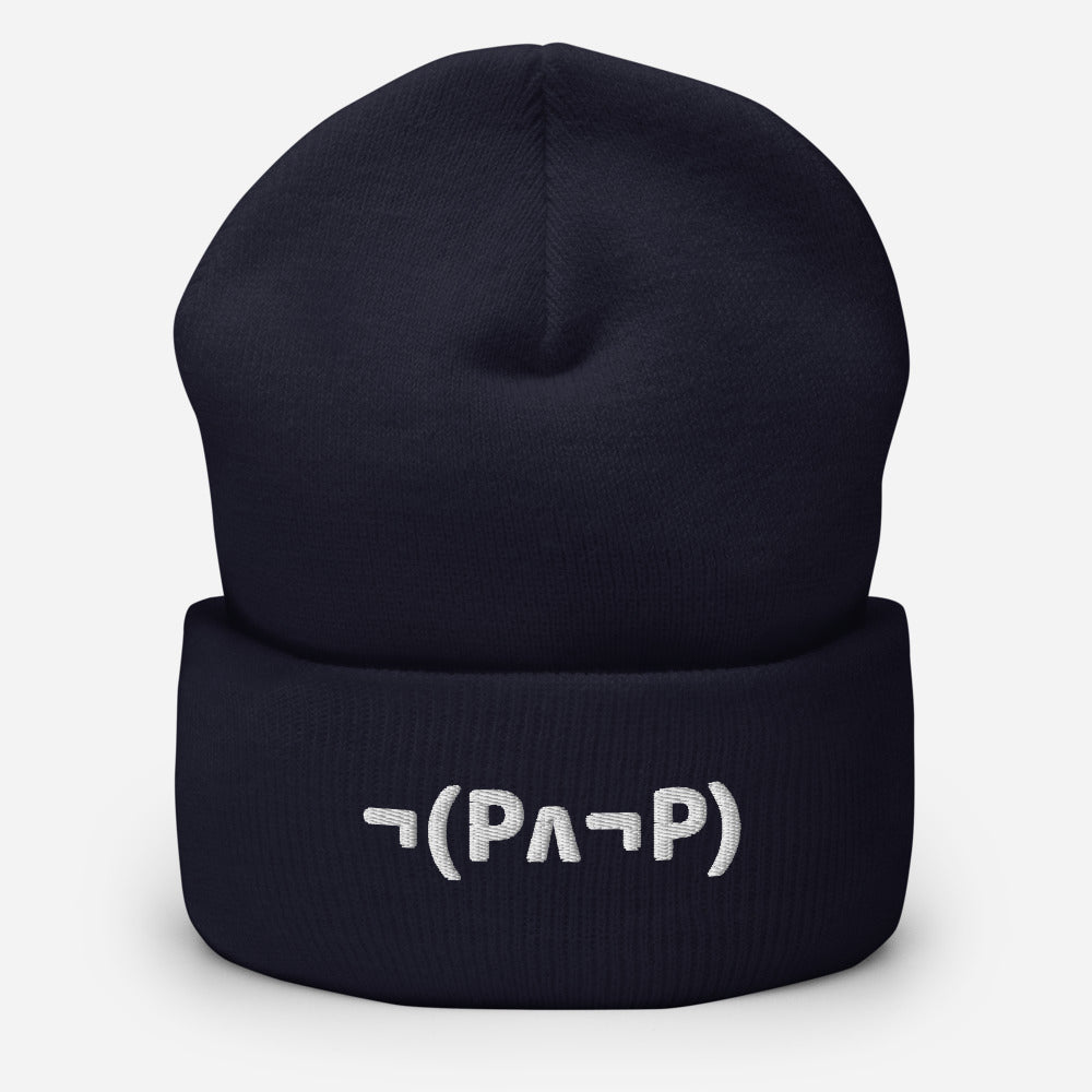 Law of Non-Contradiction: Symbolic Logic Winter Beanie