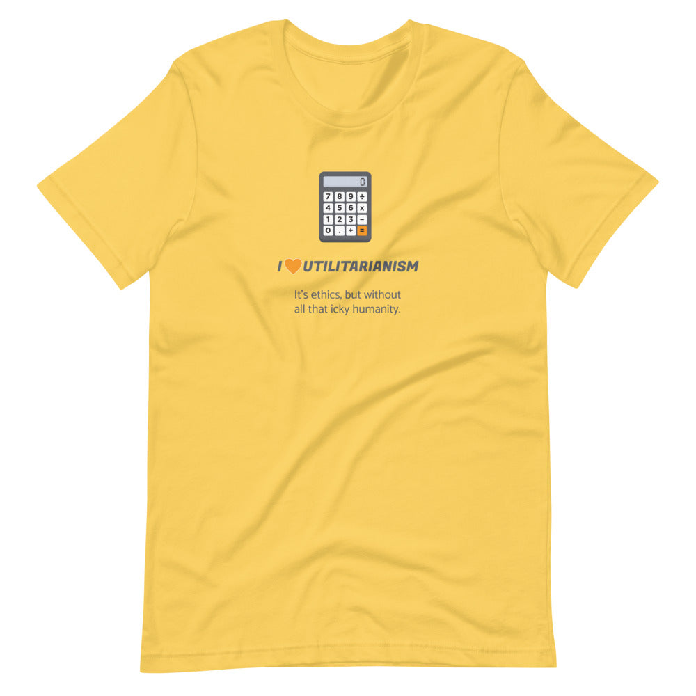 I Heart Utilitarianism: Ethics T-Shirt