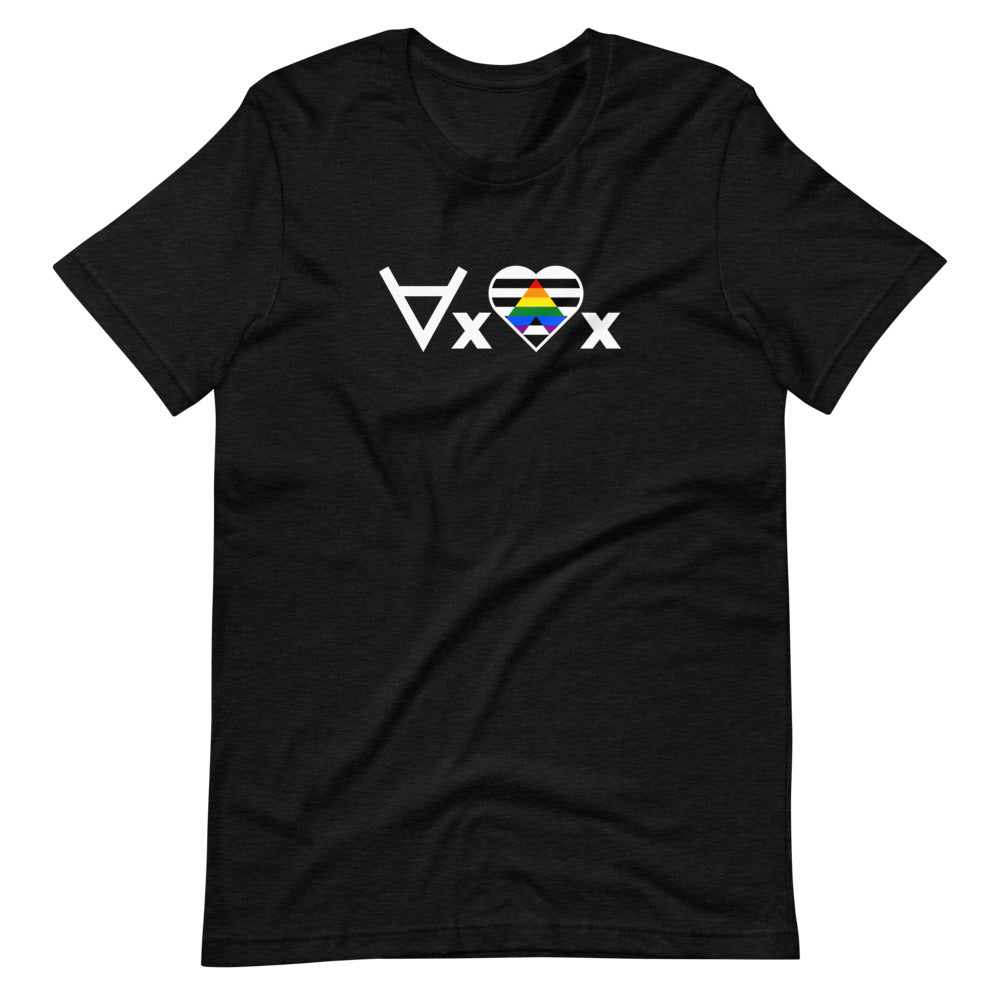 Love Everyone: Ally Pride Heart T-Shirt