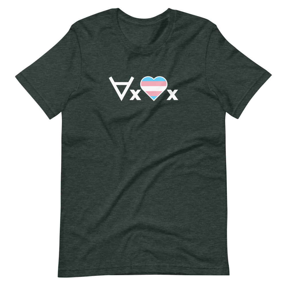 Love Everyone: Trans Pride Heart T-Shirt